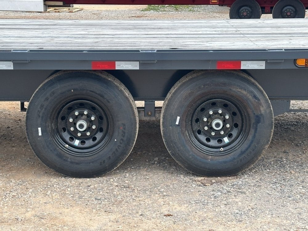 40' ECO Gooseneck (2) 7k Axles Straight 14k GVWR 14ply Tires - Hotshot Non-CDL - DO 7K SD - TrailerSwap