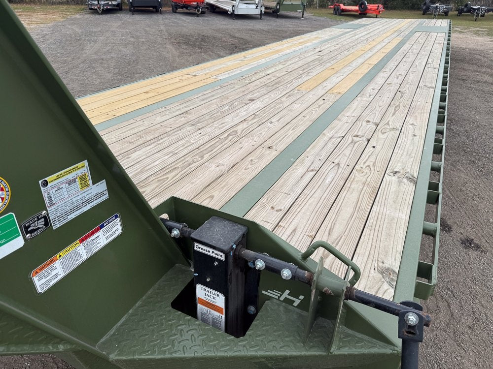 40' FHZ Gooseneck Deckover (2) 10K Axles Straight Deck - Dual Wheel Deckover - DO 10K SD DW - TrailerSwap