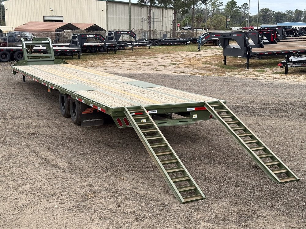 40' FHZ Gooseneck Deckover (2) 10K Axles Straight Deck - Dual Wheel Deckover - DO 10K SD DW - TrailerSwap