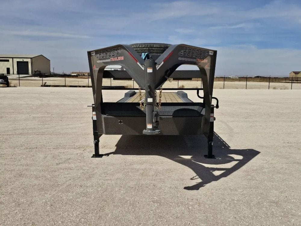 40' Horizon EWZ Gooseneck Equipment Trailer - (3) 7K Axles - Low Profile Equipment Trailers - TrailerSwap