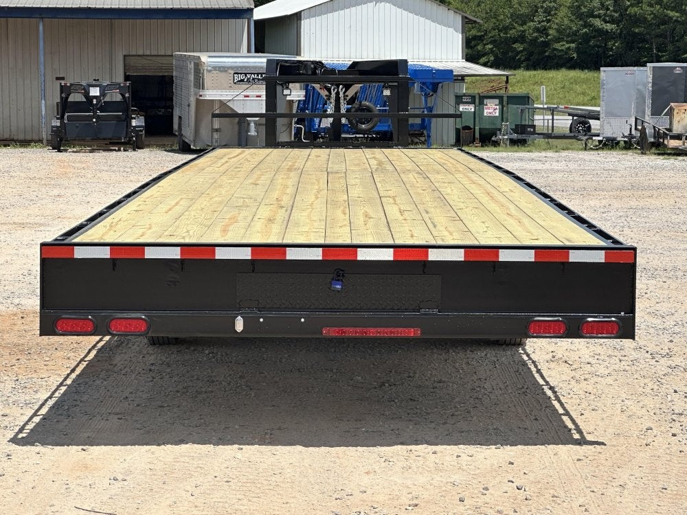 40" Max Light Gooseneck Hotshot Trailer (2) 10K Axles, 102" Wide, 10' Aluminum Ramps - Hotshot Non-CDL - DO 10K SD SS - TrailerSwap