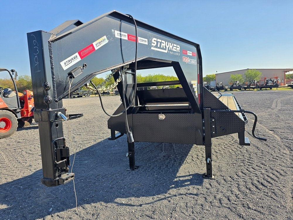 40' Stryker Gooseneck Dual Wheel Deckover Trailer Mega Ramps - (2) 10K Axles - Dual Wheel Deckover - DO 10K MR DW - TrailerSwap