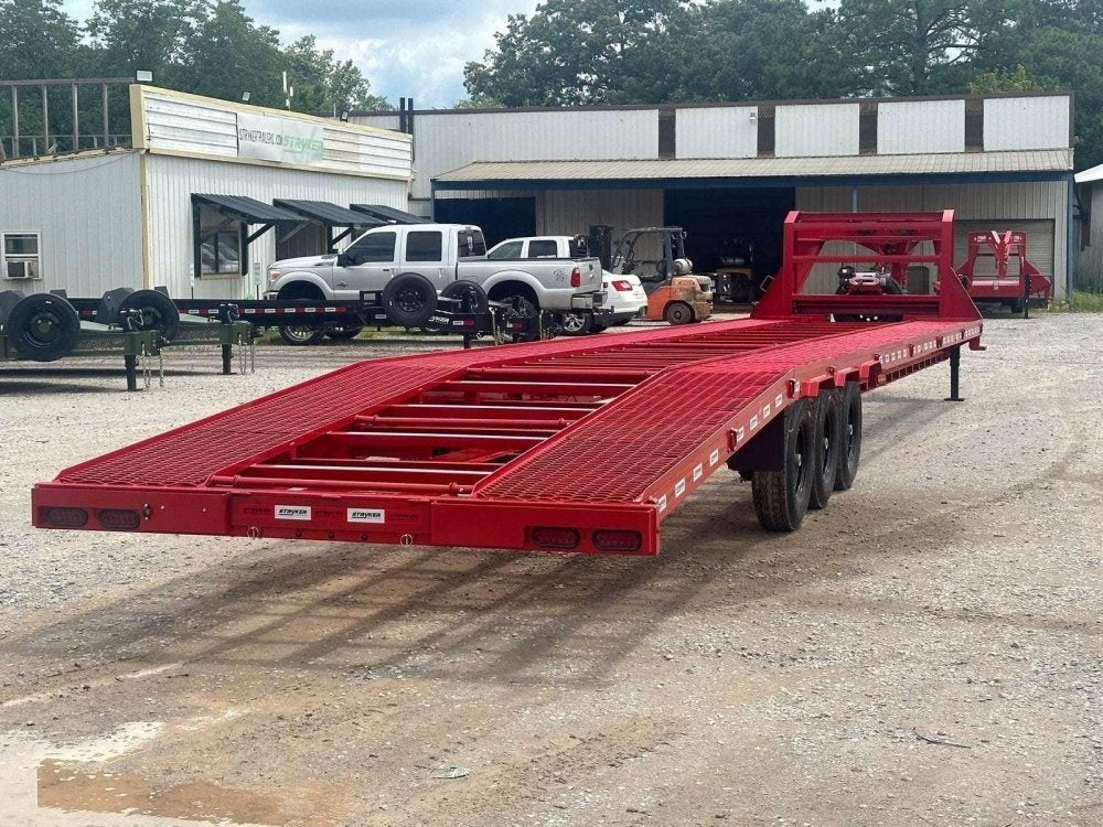 44' Stryker Gooseneck Mesh Deck Multi Car Hauler (3) 7k Axles - 12k GVWR Derated - Multi Car Haulers - Truck & Van Trailers - TrailerSwap