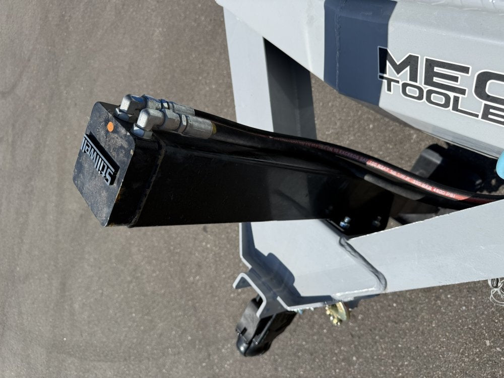 14' LZ7 Dump Trailer 42" Walls - Telescopic Lift - 14K GWVR - Hydraulic Jacks - 3 Way Door - Ramps 10278