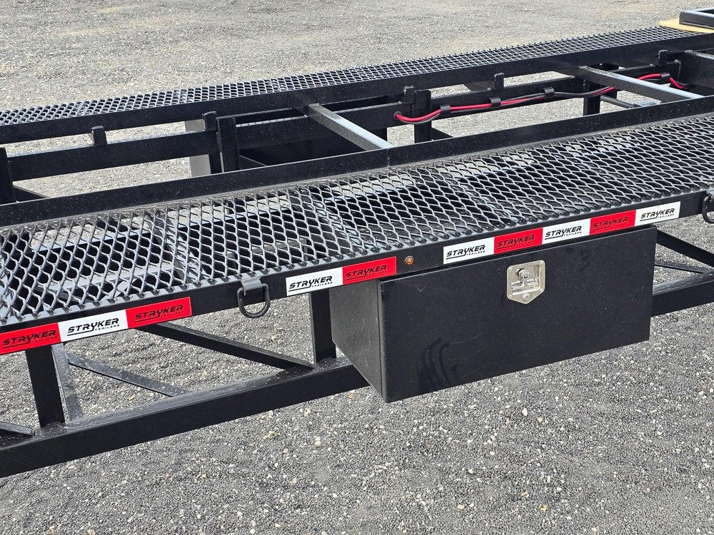 50' Low Profile Wedge (2) 12k Elec/Hyd Axles, Winch, 10' Aluminum Ramps, Spare - Wedge 3 Car Hauler - Multi Car Haulers - TrailerSwap