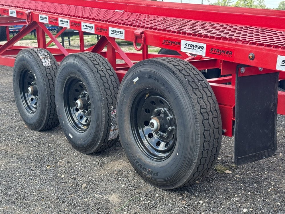 50' Wedge Car Hauler (3) 7k Axles - Winch - 14ply Tires plus Spare - 10' Aluminum Ramps - Wedge 3 Car Hauler - Multi Car Haulers - TrailerSwap