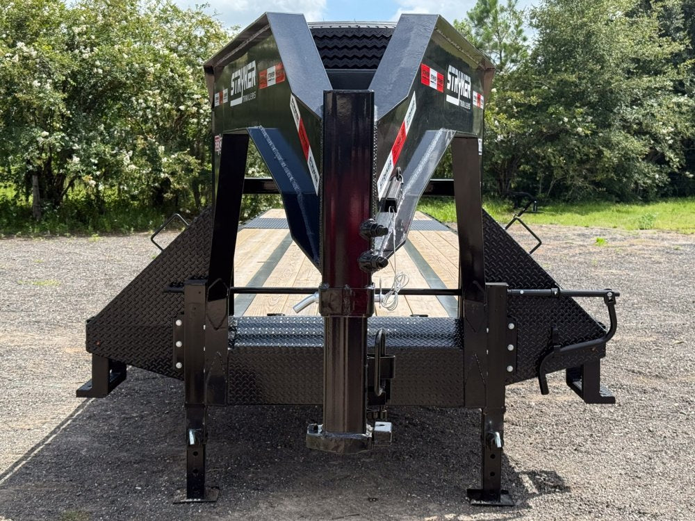 40' Stryker Hotshot Elite Gooseneck Trailer Straight Deck - (2) 10k Axles - Derated 12k GVWR 4603