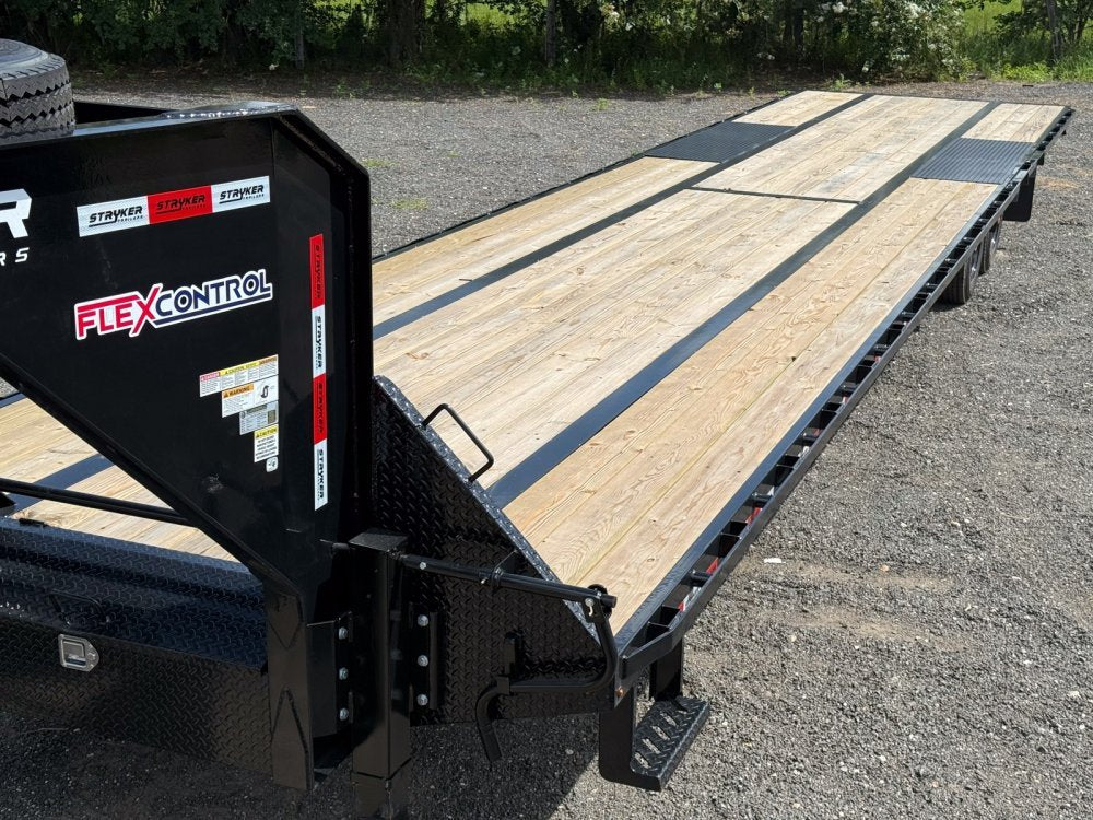 40' Stryker Hotshot Elite Gooseneck Trailer Straight Deck - (2) 10k Axles - Derated 12k GVWR 4603