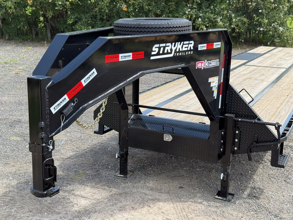 40' Stryker Hotshot Elite Gooseneck Trailer Straight Deck - (2) 10k Axles - Derated 12k GVWR 004460