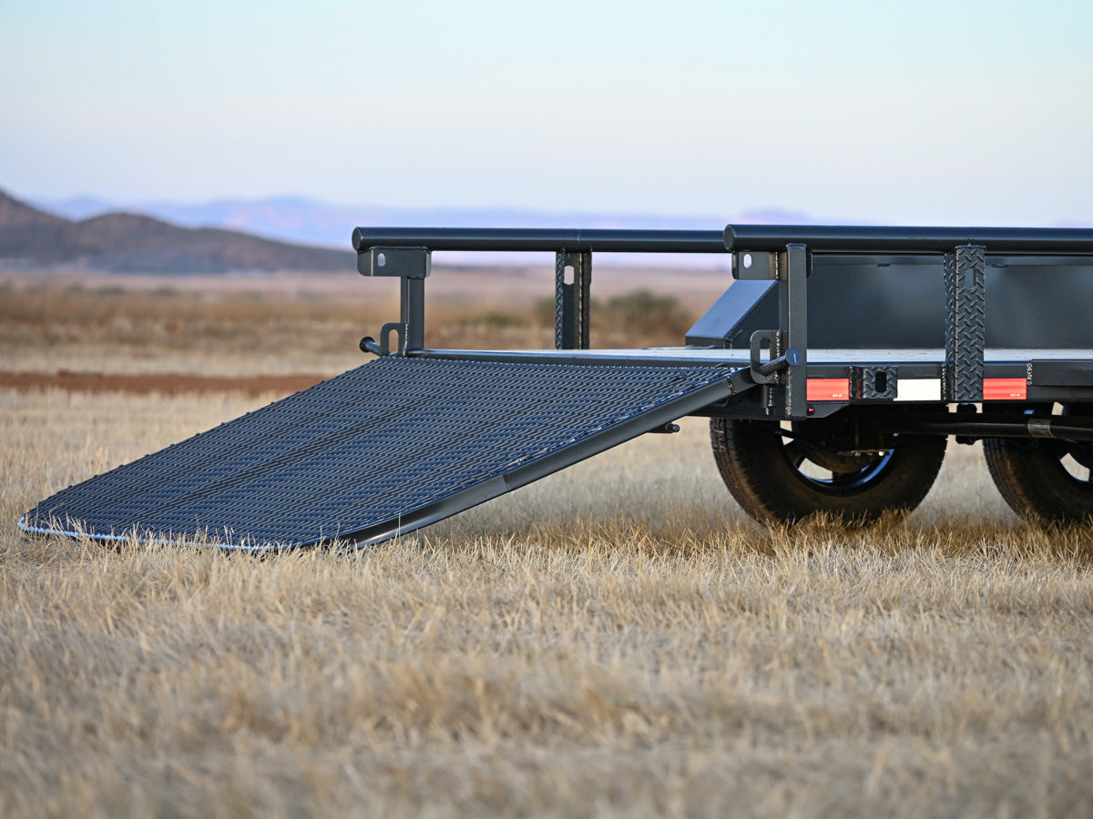 Buckshot 5 Pointer Bumper Pull Utility Trailer