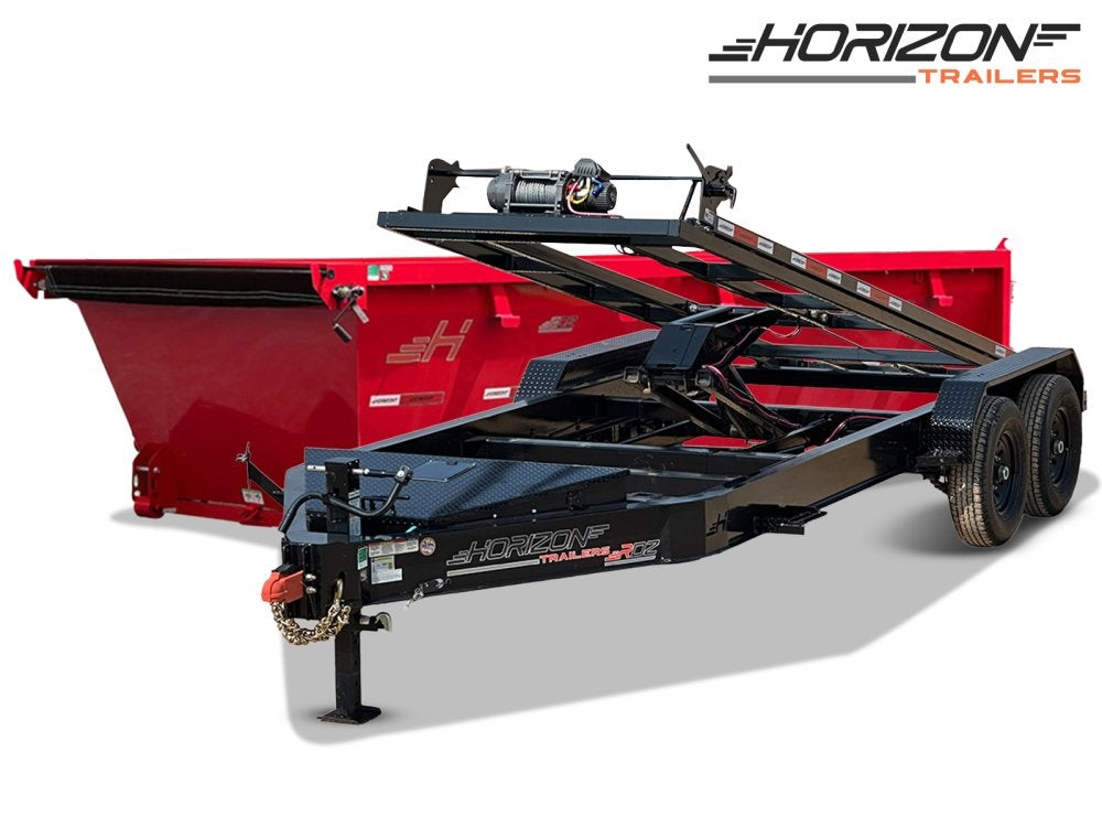 Horizon 16' RDZ BP Roll off Bundle (2) 7k Axles + 1 Bin w/ 4' Walls 7990