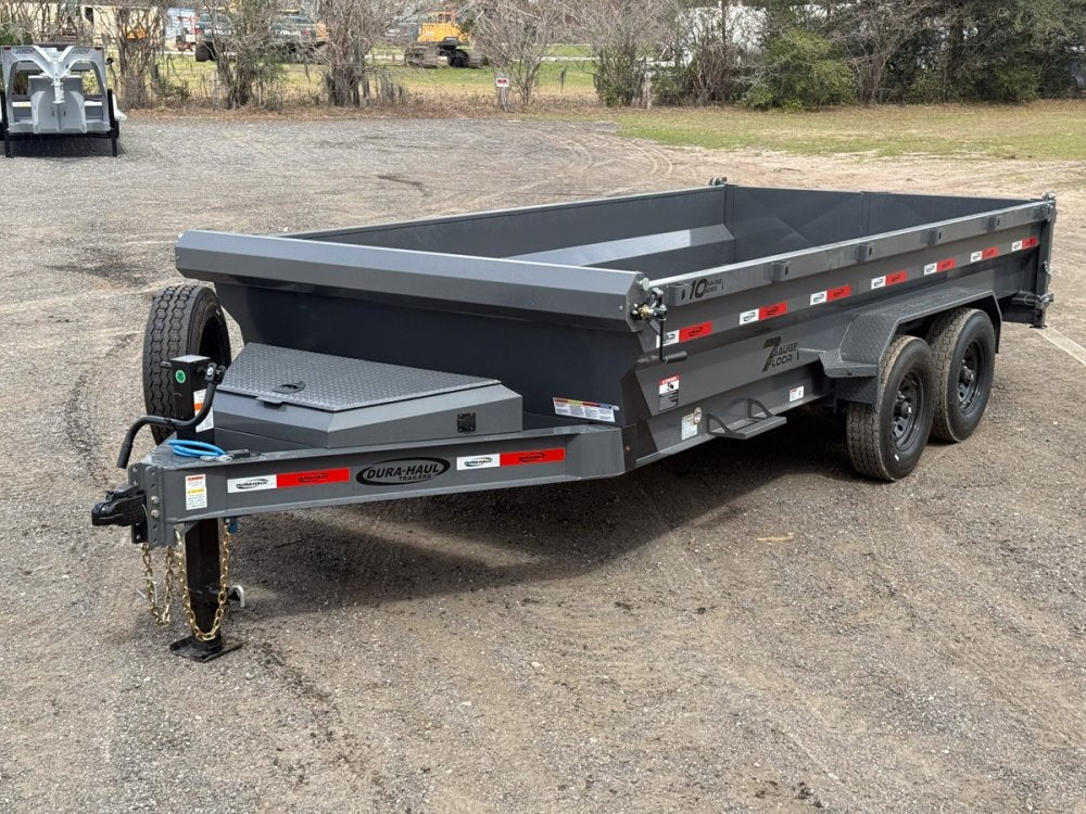 16' Dura-Haul DRL Bumper Pull Dump Trailer 24" Side Walls - (2) 8K Axles 11632