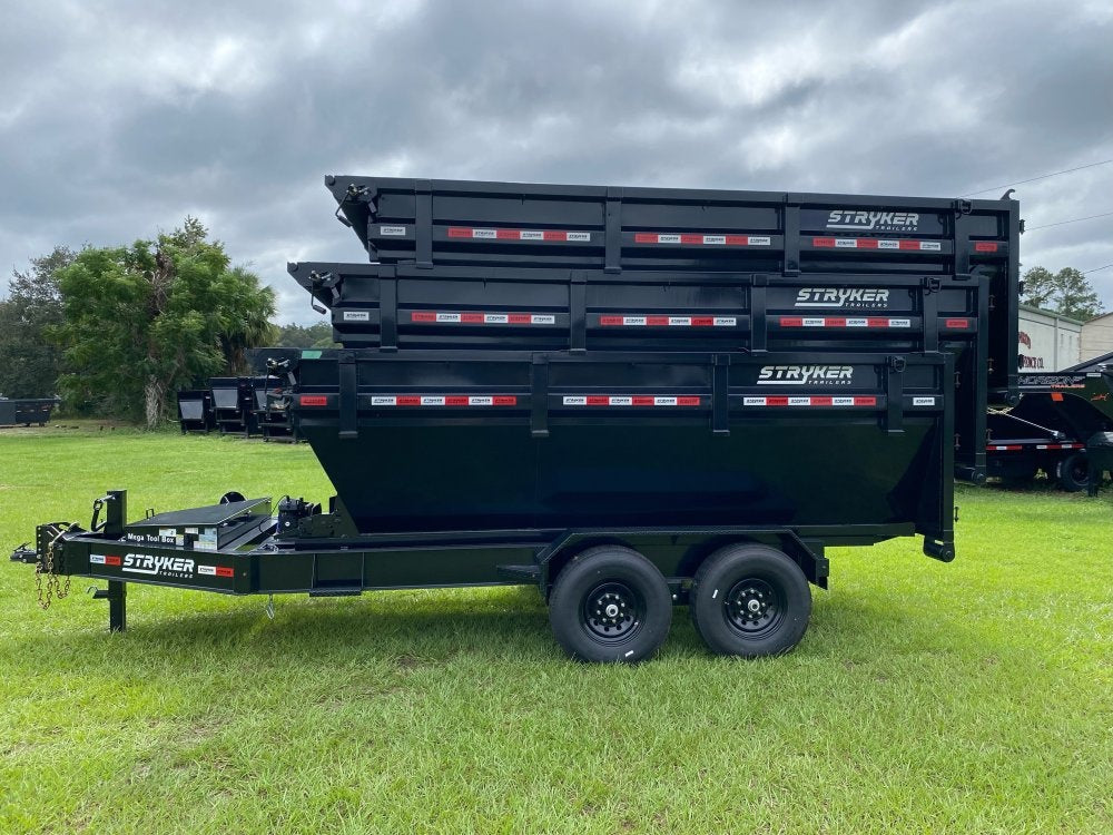 Stryker 14' BP Roll off Bundle (2) 7k Axles + 3 Bins w/ 4' Walls 00234A