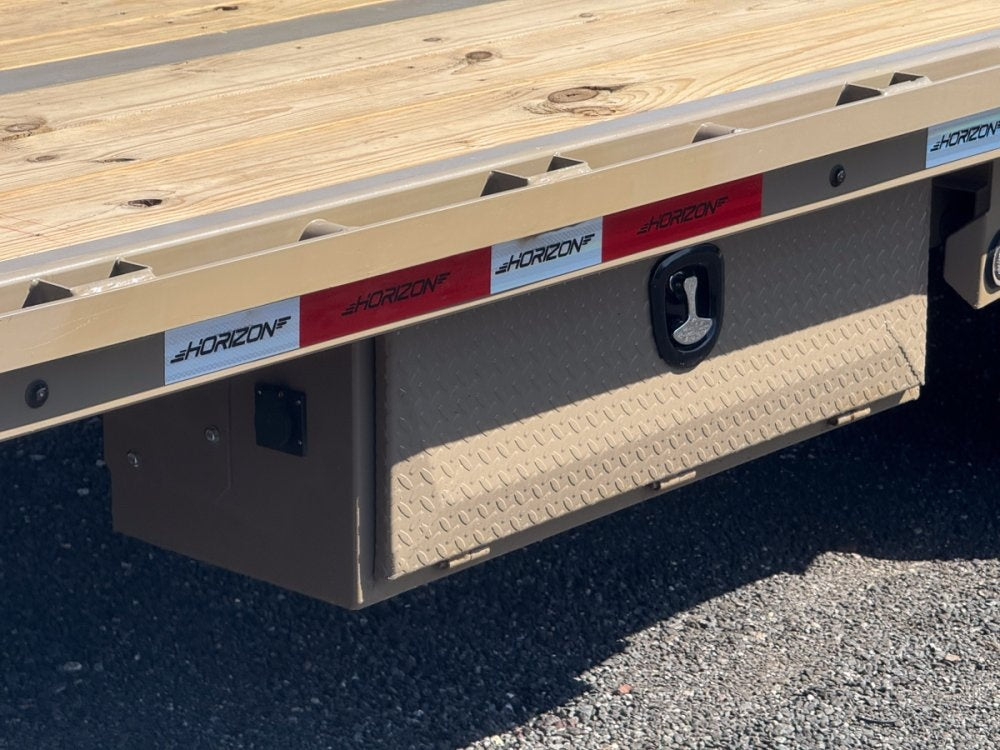 34' Horizon FYZ Gooseneck Hydraulic Dovetail Deckover Trailer - (2) 12K Axles 015564