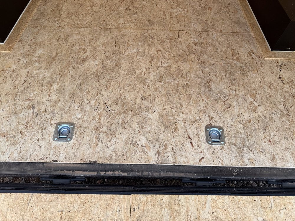 8.5 x 16 Outback DLX Flat Top V Nose Car Hauler (2) - 3500 lbs Axles - Enclosed - TrailerSwap