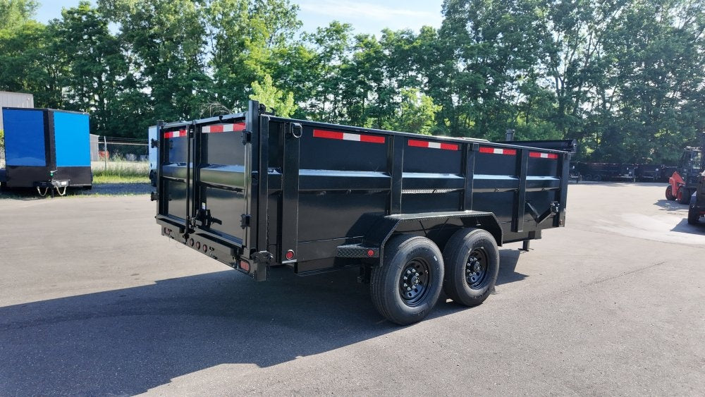 83"x16' Bumper Pull Dump Trailer 36" Sides - 16k GVWR - Telescopic Lift - Bumper Pull Dump - Dump Trailers - TrailerSwap