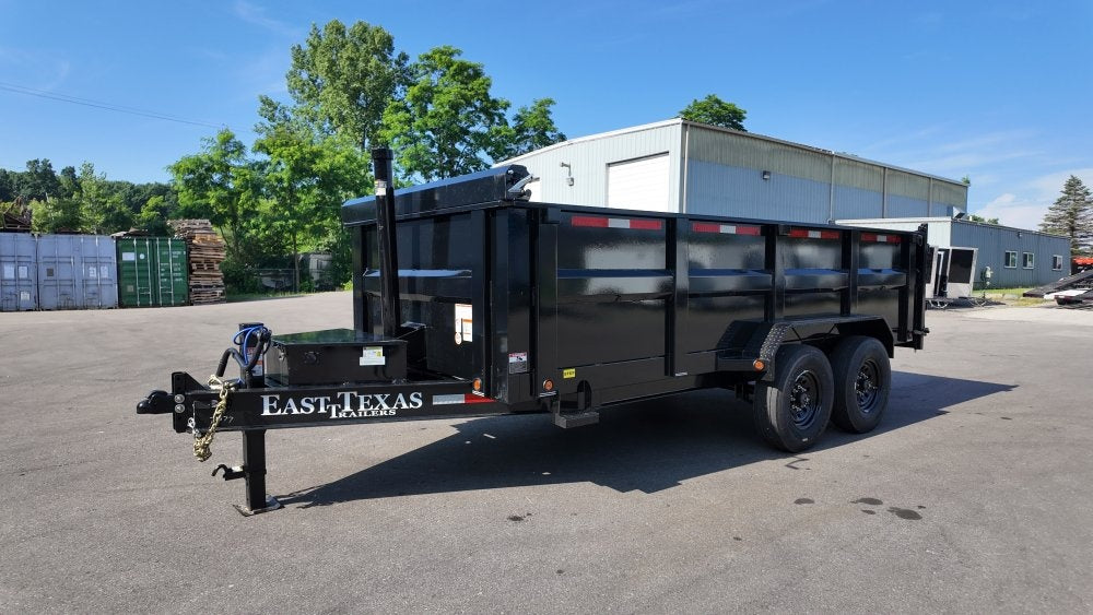 83"x16' Bumper Pull Dump Trailer 36" Sides - 16k GVWR - Telescopic Lift - Bumper Pull Dump - Dump Trailers - TrailerSwap