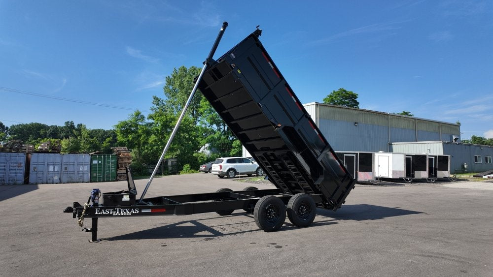 83"x16' Bumper Pull Dump Trailer 36" Sides - 16k GVWR - Telescopic Lift - Bumper Pull Dump - Dump Trailers - TrailerSwap