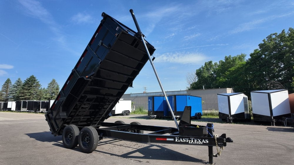 83"x16' Bumper Pull Dump Trailer 36" Sides - 16k GVWR - Telescopic Lift - Bumper Pull Dump - Dump Trailers - TrailerSwap