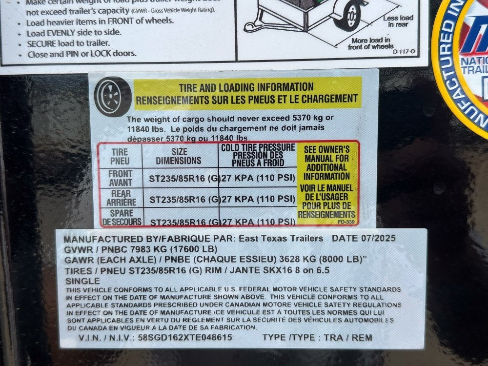 83"x16' Bumper Pull Dump Trailer 48" Sides - 14k GVWR - Telescopic Lift - Gooseneck Dump - Dump Trailers - TrailerSwap