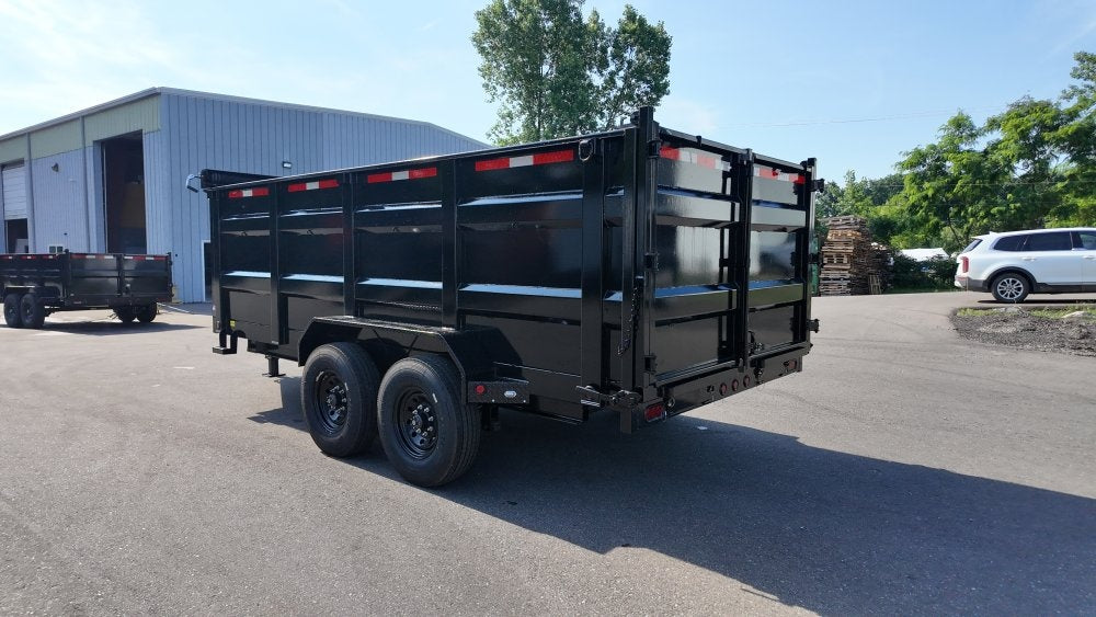 83"x16' Bumper Pull Dump Trailer 48" Sides - 16k GVWR - Telescopic Lift - Bumper Pull Dump - Dump Trailers - TrailerSwap