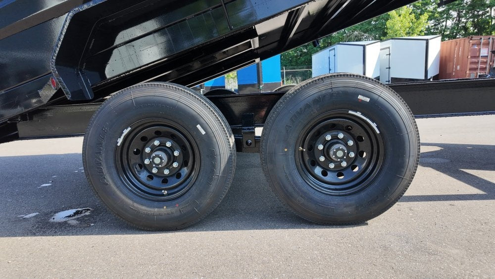 83"x16' Bumper Pull Dump Trailer 48" Sides - 16k GVWR - Telescopic Lift - Bumper Pull Dump - Dump Trailers - TrailerSwap