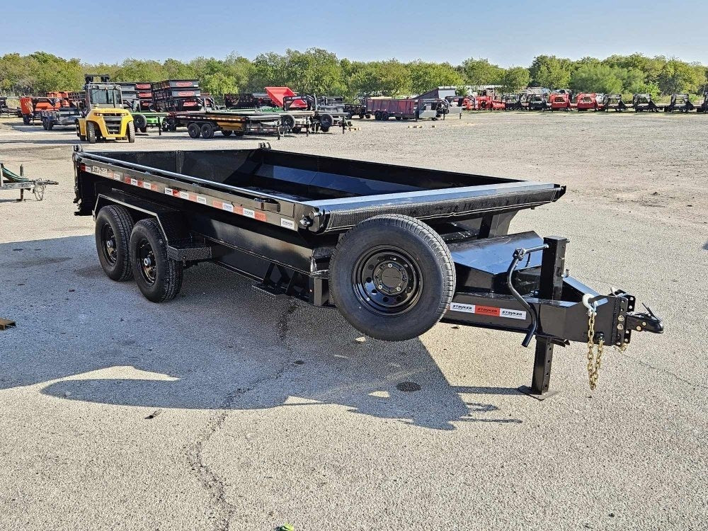 14' Stryker EDT Bumper Pull Dump Trailer 20" Side Walls - (2) 7k Axles 4044