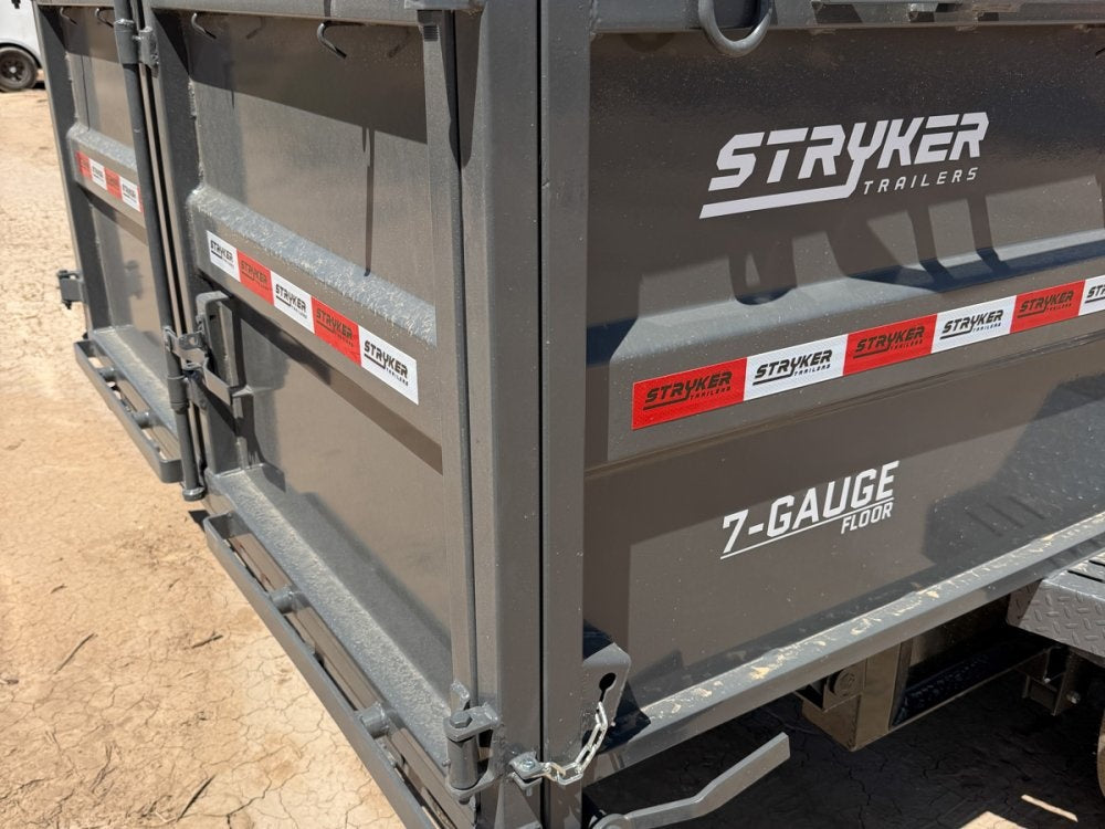 16' Stryker SDT Gooseneck Dump Trailer 36" Side Walls - (2) 7k Axles 4162