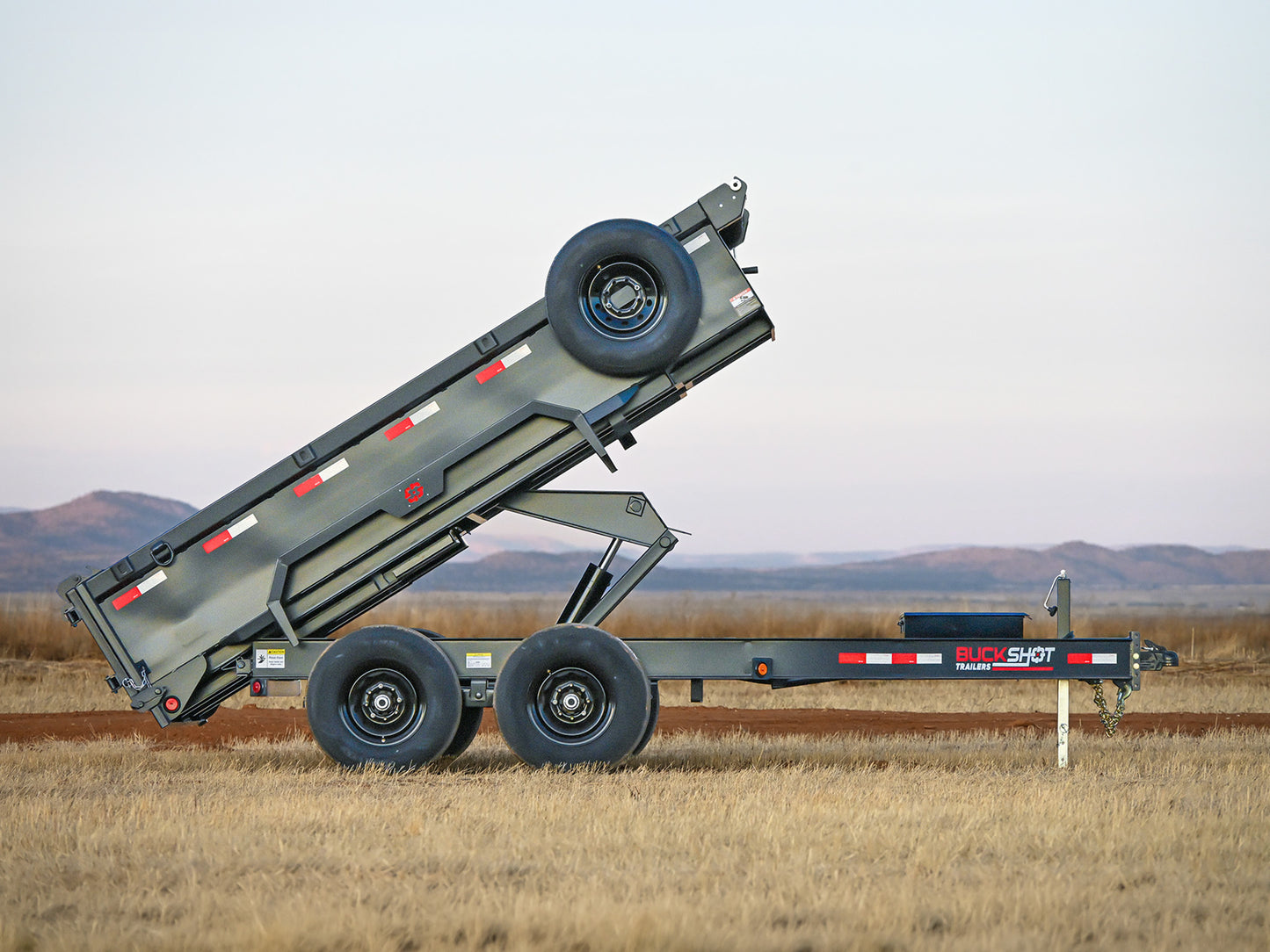 Buckshot BD Bumper Pull Dump Trailer