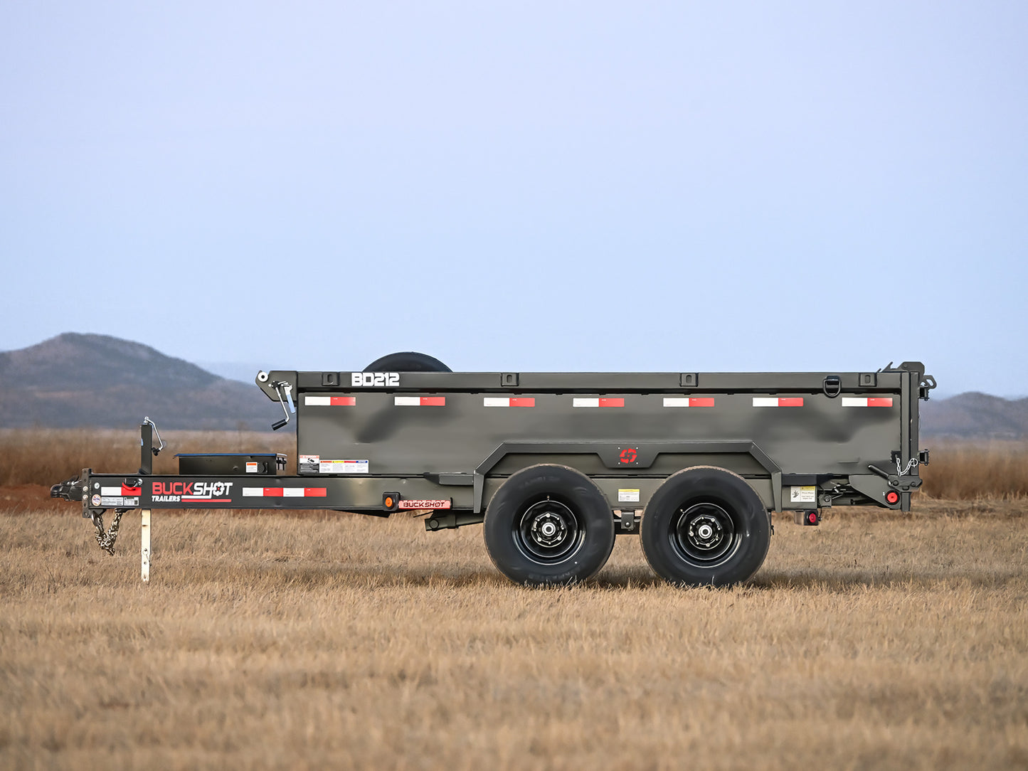Buckshot BD Bumper Pull Dump Trailer