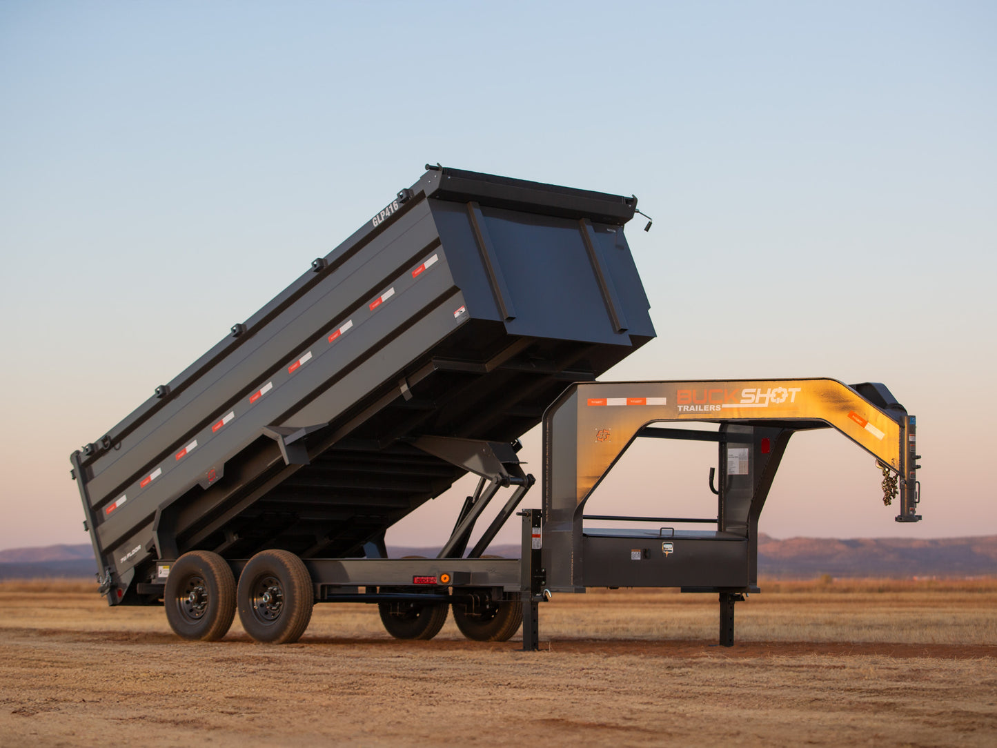 Buckshot GHI Gooseneck Dump Trailer