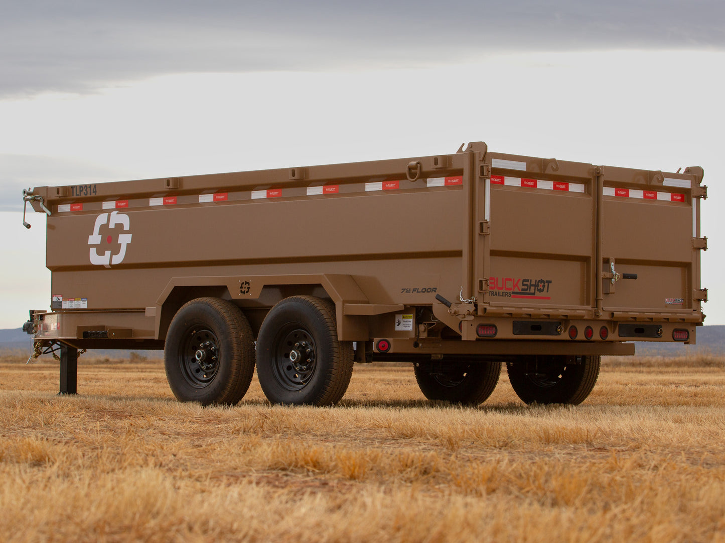 Buckshot TLP Bumper Pull Dump Trailer