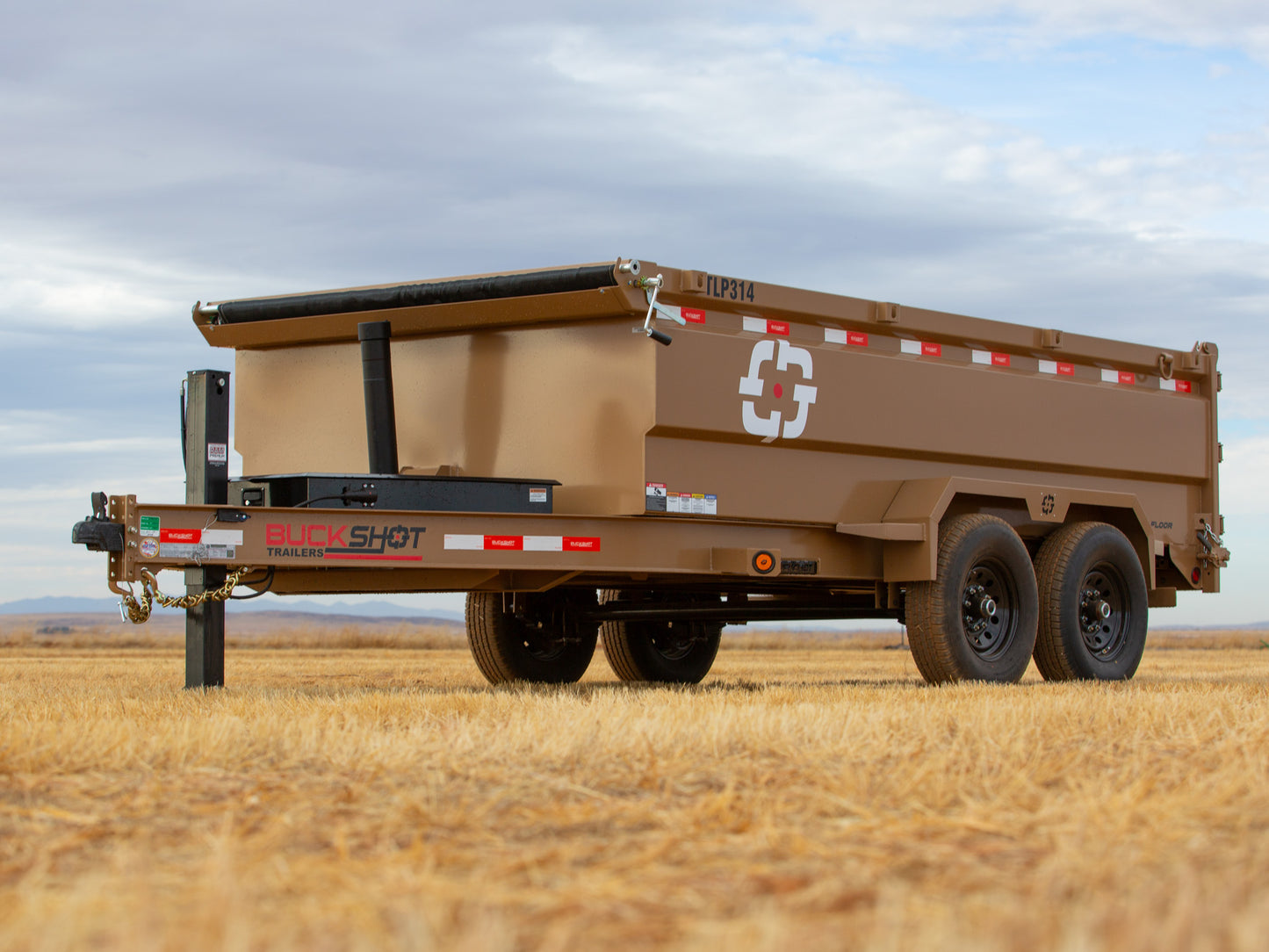 Buckshot TLP Bumper Pull Dump Trailer