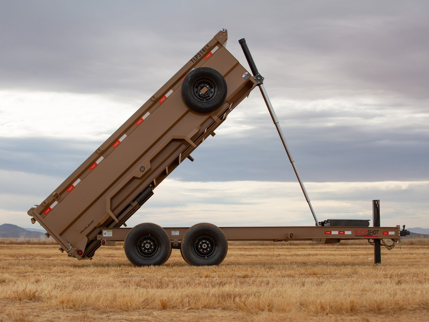 Buckshot TLP Bumper Pull Dump Trailer