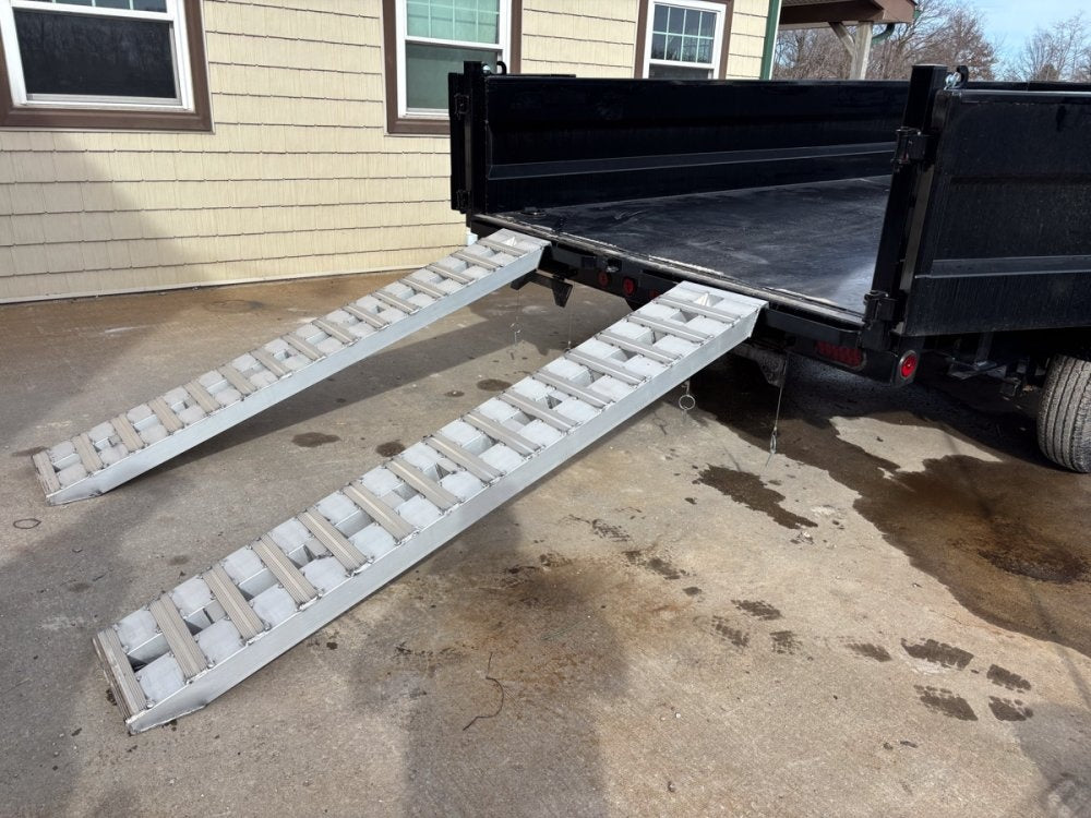 16' x 83" Iron Bull DTB Bumper Pull Dump Trailer 24" Side Walls - (2) 7,000 lb Axles 109834