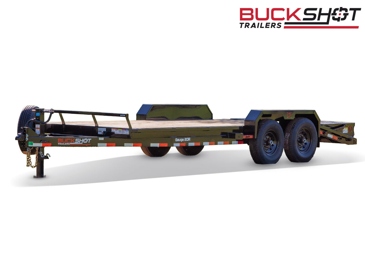 Buckshot Gauge Bumper Pull Equipment Trailer