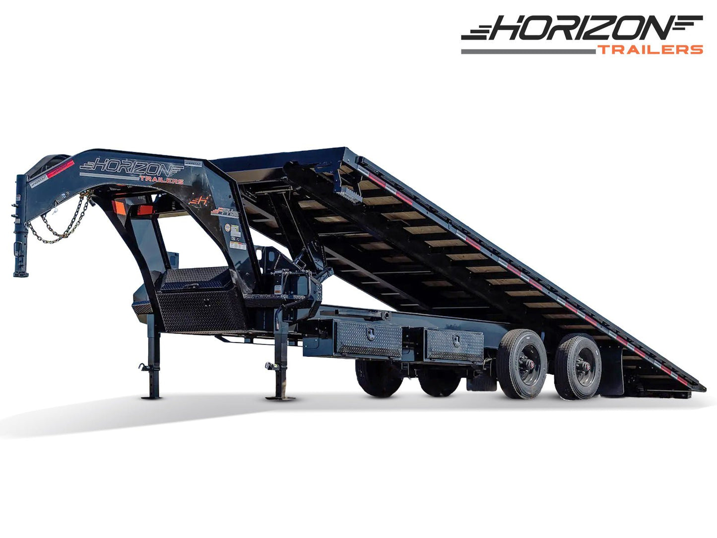Horizon FHSSS Gooseneck Deckover Split Tilt Trailer - Stryker Dealership Group