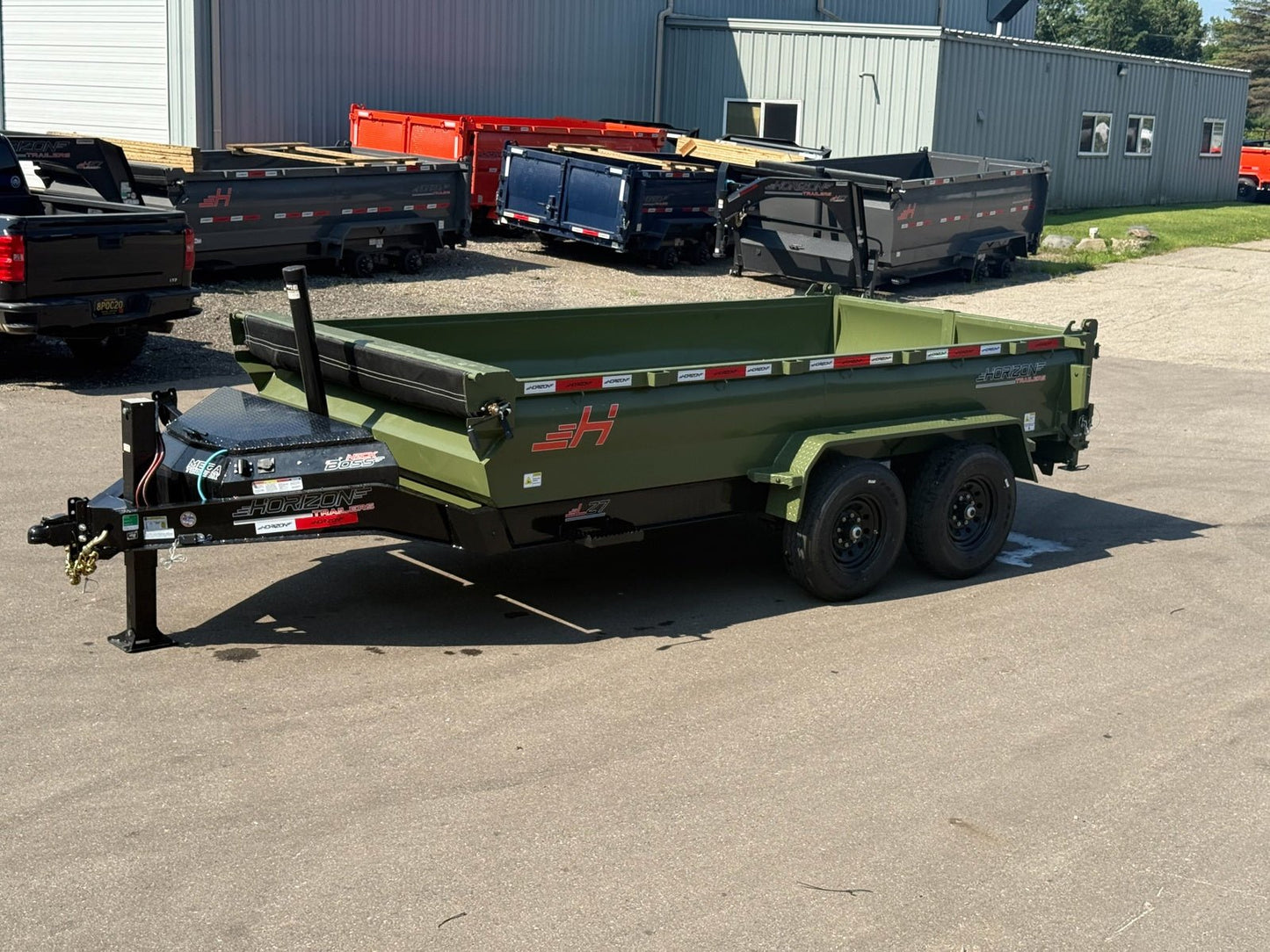 Horizon LZ7 Bumper Pull Dump Trailer - Stryker Dealership Group