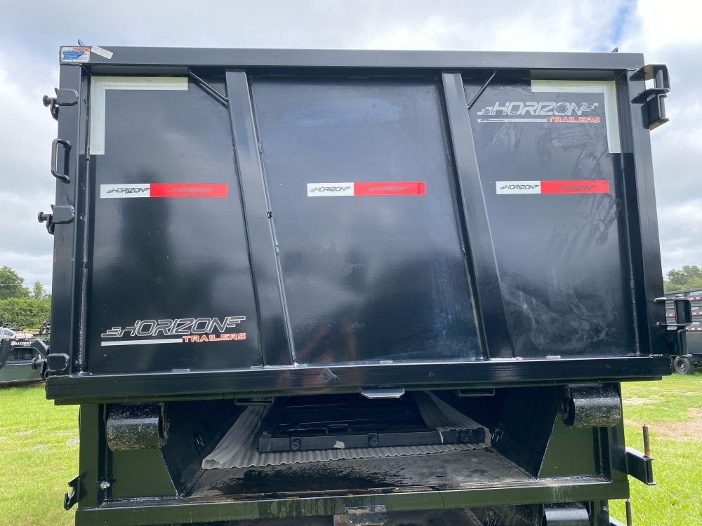 Horizon 14' RDZ BP Roll off Bundle (2) 7k Axles + 3 Bins w/ 4' Walls - Roll Off Packages/RO 14' Bumper Pull - Stryker Dealership Group