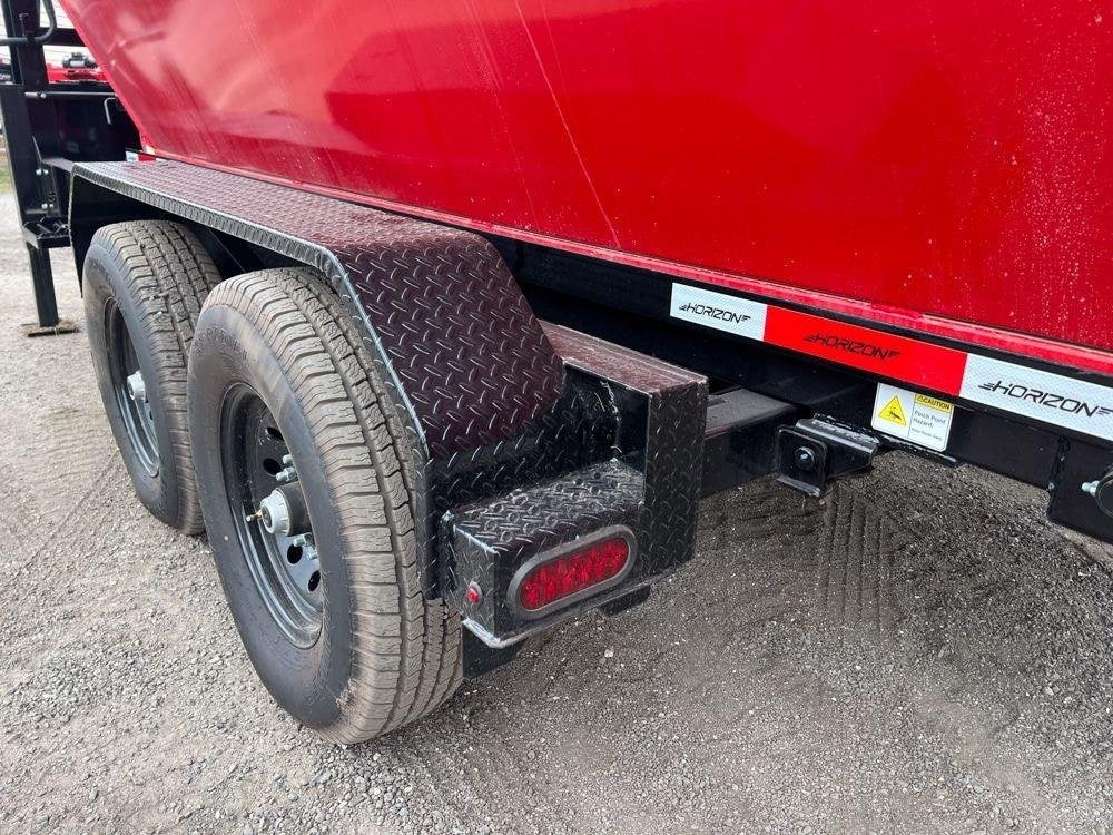 Horizon 14' RDZ GN Roll off Bundle (2) 7k Axles + 1 Bins w/ 4' Walls - Roll Off Packages - RO 14' Gooseneck - TrailerSwap