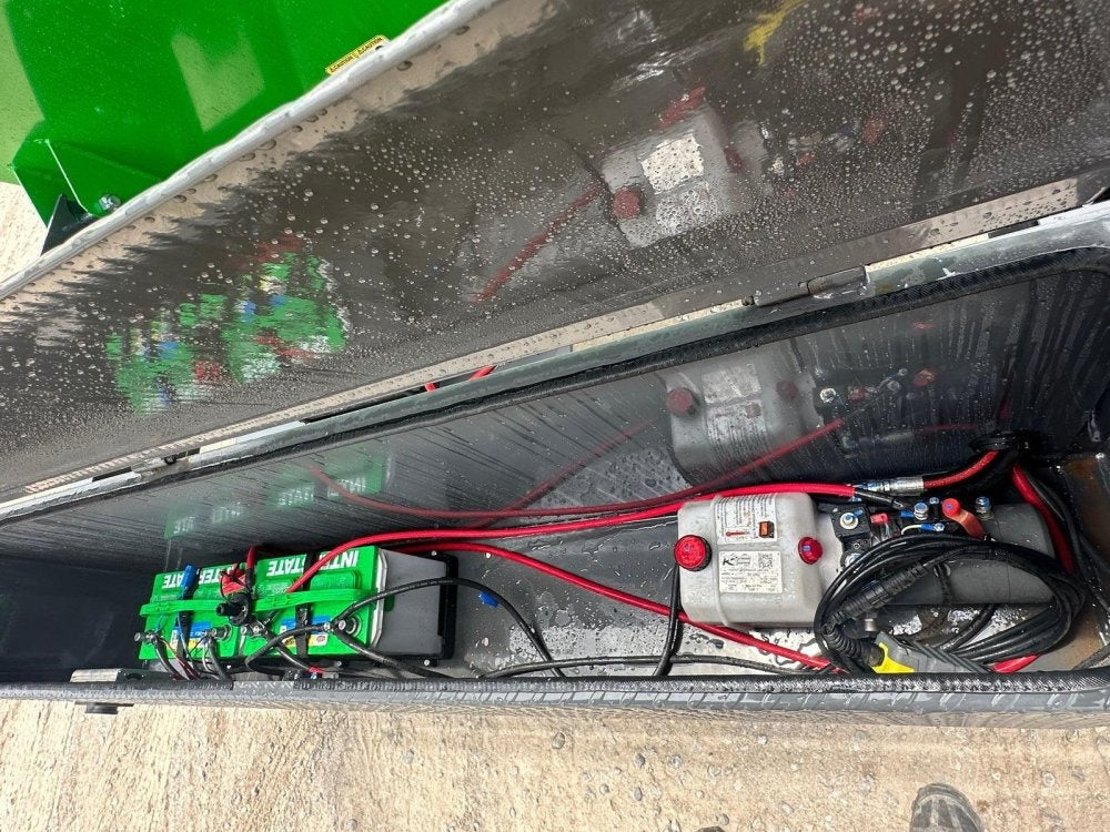 Horizon 14' RDZ GN Roll off Bundle (2) 7k Axles + 1 Bins w/ 4' Walls - Roll Off Packages/RO 14' Gooseneck - Stryker Dealership Group