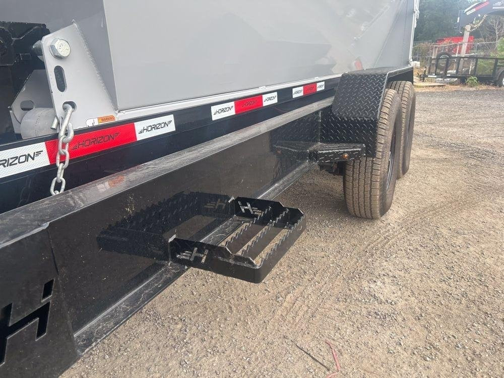 Horizon 16' HRD GN Roll off Bundle (2) 10k Axles + Bin 6' Walls - Roll Off Packages - RO 16' Gooseneck - Stryker Dealership Group