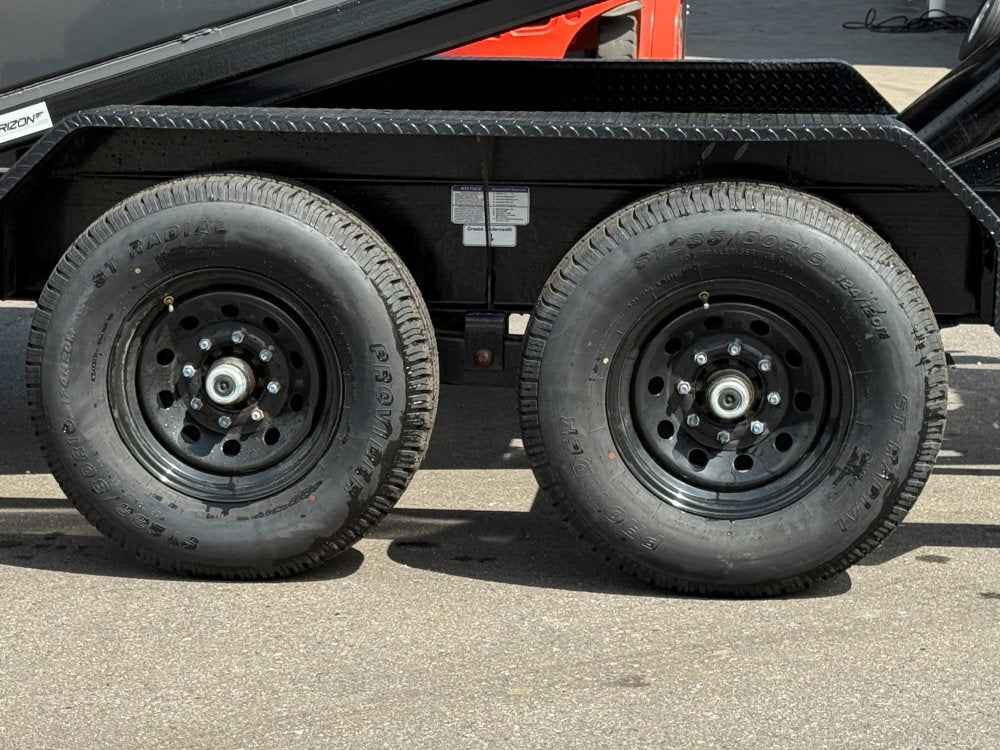 Horizon 16' RDZ BP Roll off Bundle (2) 7k Axles + 1 Bin w/ 6' Walls - Roll Off Packages/RO 16' Bumper Pull - Stryker Dealership Group