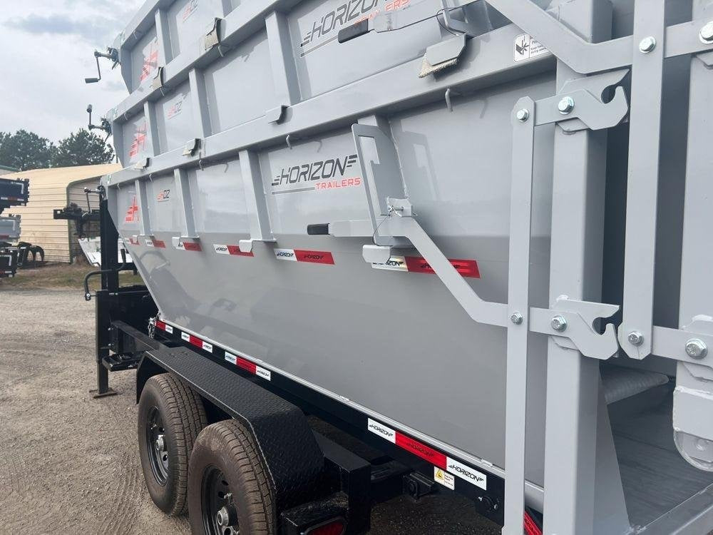Horizon 16' RDZ BP Roll off Bundle (2) 7k Axles + 1 Bin w/ 6' Walls - Roll Off Packages/RO 16' Bumper Pull - Stryker Dealership Group