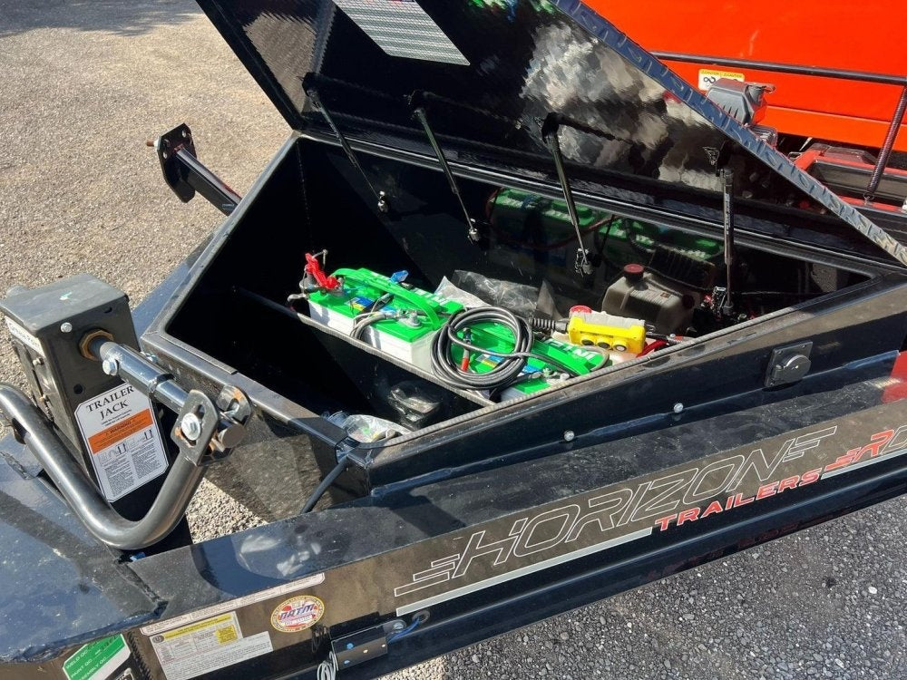 Horizon 16' RDZ BP Roll off Bundle (2) 7k Axles + 1 Bin w/ 6' Walls - Roll Off Packages/RO 16' Bumper Pull - Stryker Dealership Group