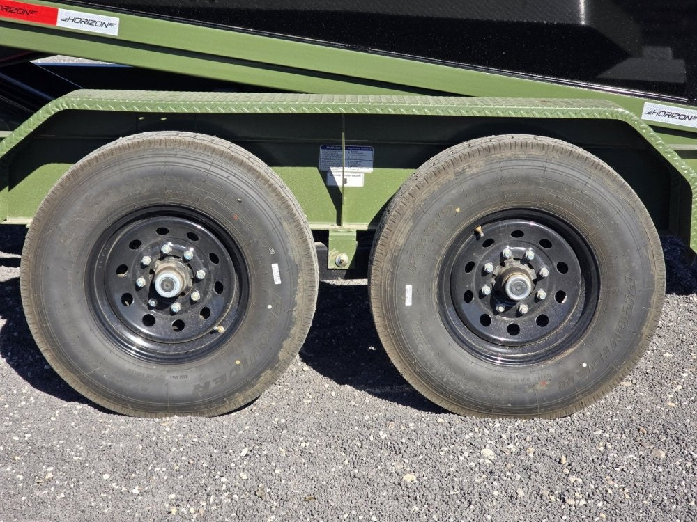 Horizon 16' RDZ GN Roll off Bundle (2) 7k Axles + 3 Bins w/ 4' Walls - Roll Off Packages - RO 16' Gooseneck - TrailerSwap