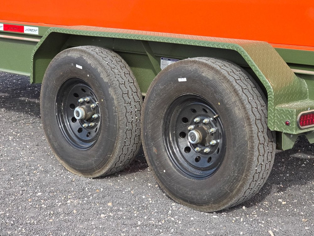 Horizon 16' RDZ GN Roll off Bundle (2) 7k Axles + 1 Bin w/ 6' Walls - Roll Off Packages/RO 16' Gooseneck - Stryker Dealership Group