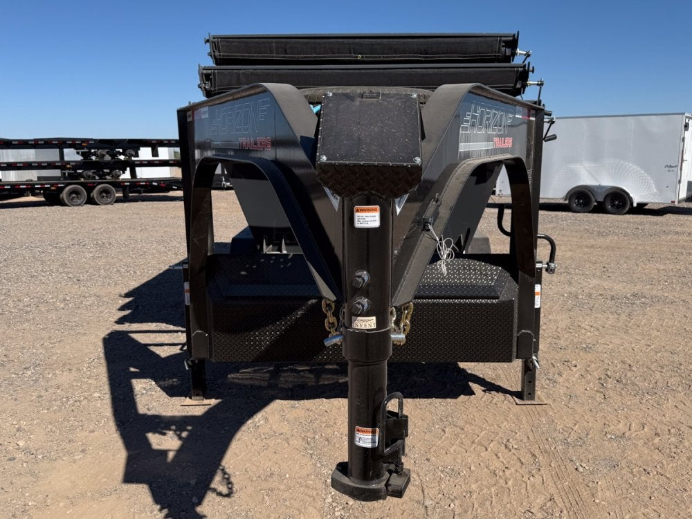 Horizon 16' RDZ GN Roll off Bundle (2) 7k Axles + 3 Bins w/ 4' Walls - Roll Off Packages/RO 16' Gooseneck - Stryker Dealership Group