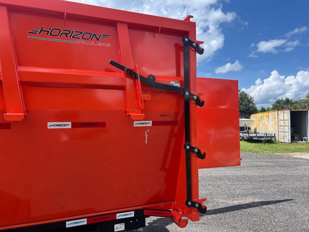 Horizon 20' HRD GN Roll off Bundle (2) 10k Axles + Bin 6' Walls - Roll Off Packages - RO 20' Gooseneck - Stryker Dealership Group