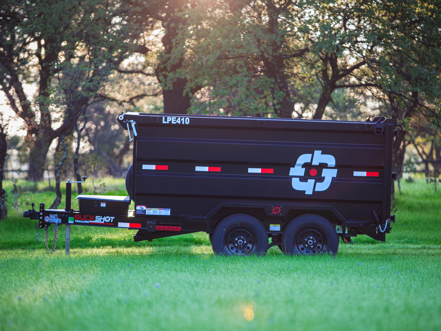 Buckshot LPE Bumper Pull Dump Trailer